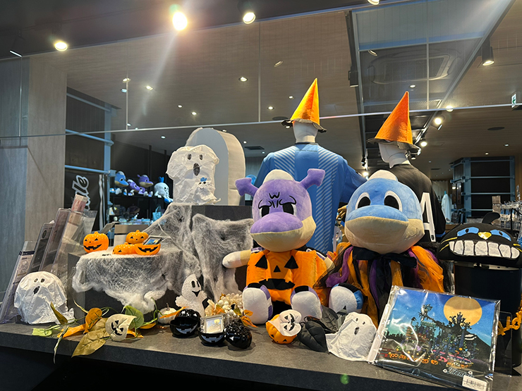 エアブロウ 三段ハロウィン　KIS23277 67-7117-08 エアブロードール 3連カラフルパンプキン ハロウィン 大 37