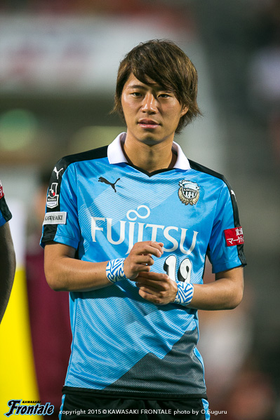 2015年　川崎フロンターレ　森谷賢太郎　ホームユニフォーム