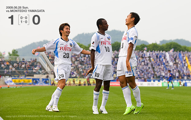 ゲーム記録 速報 09 J1リーグ 第15節 Vs モンテディオ山形 Kawasaki Frontale