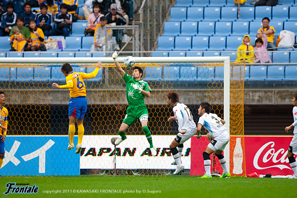 杉山選手のファインセーブ！