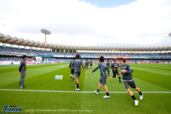 試合のウォーミングアップ