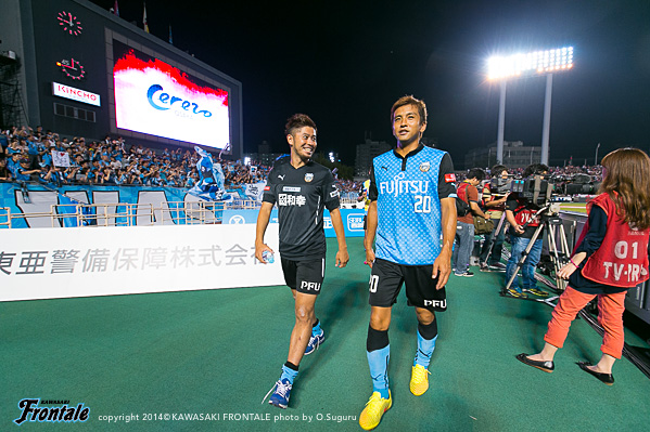 稲本選手と田中選手