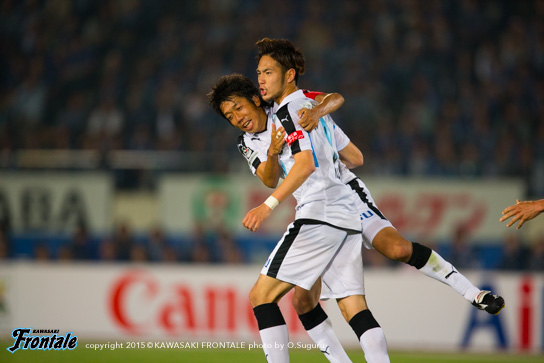 杉本選手のゴールが決まり1-1へ！