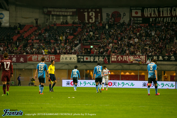 試合は0-0のドローに