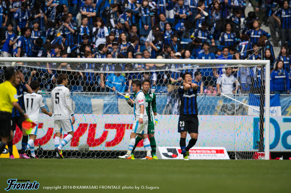 1-0でフロンターレの勝利！