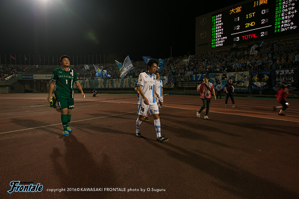 試合終了目前に2点を献上し痛恨の黒星