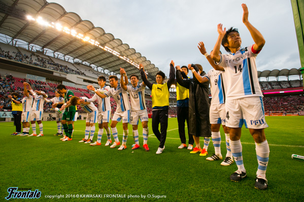 1-0でフロンターレの勝利！