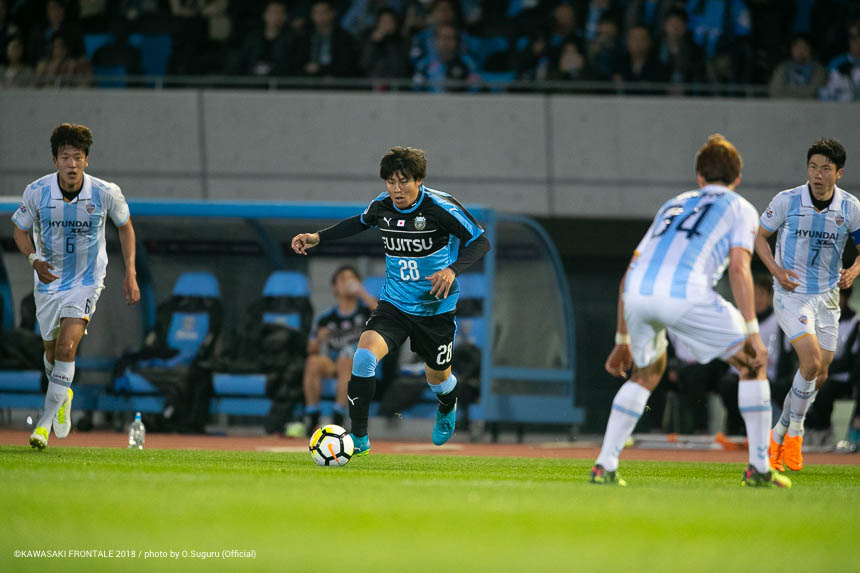 MF28/脇坂泰斗選手 | 選手・スタッフプロフィール2018 : KAWASAKI FRONTALE