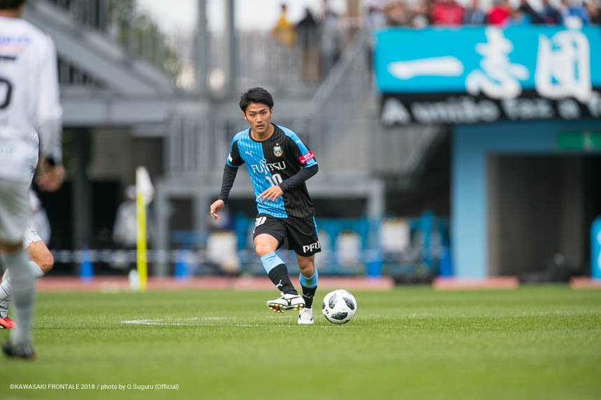 Mf10 大島 僚太選手 選手 スタッフプロフィール18 Kawasaki Frontale