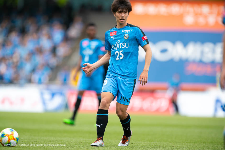 Mf25 田中 碧選手 選手 スタッフプロフィール19 Kawasaki Frontale