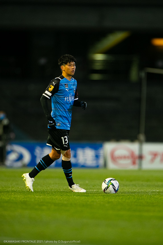 Df13 山根 視来選手 選手 スタッフプロフィール21 Kawasaki Frontale