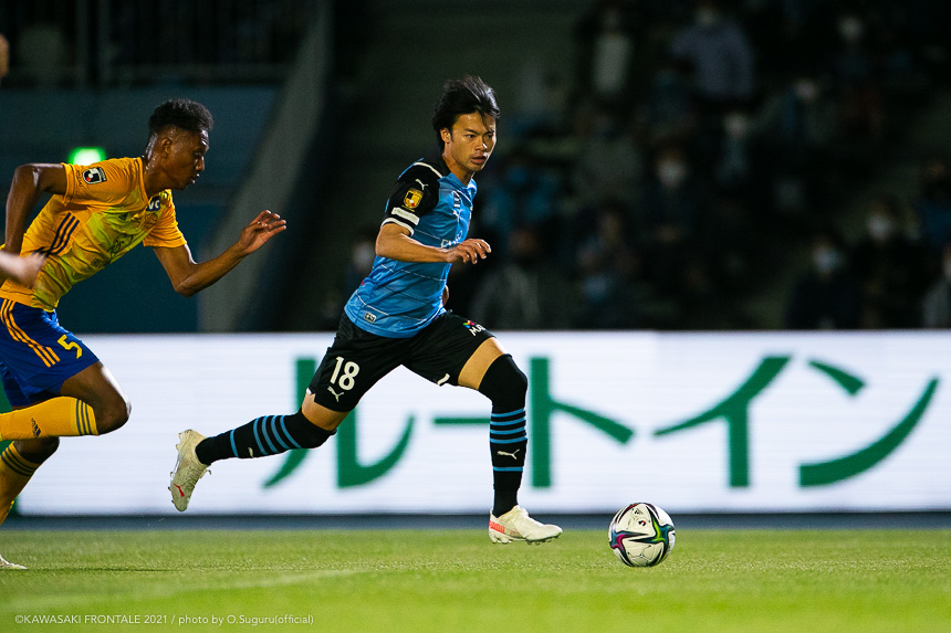 MF18/三笘 薫選手 | 選手・スタッフプロフィール2021 : KAWASAKI FRONTALE