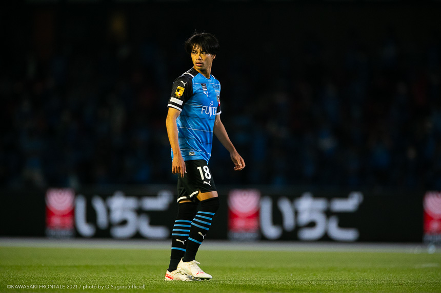 MF18/三笘 薫選手 | 選手・スタッフプロフィール2021 : KAWASAKI FRONTALE