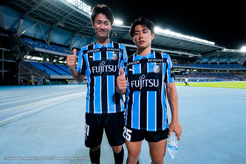 DF31 / 関 德晴選手、MF25 / 山市 秀翔選手 DF31 / 関 德晴選手、MF25 / 山市 秀翔選手