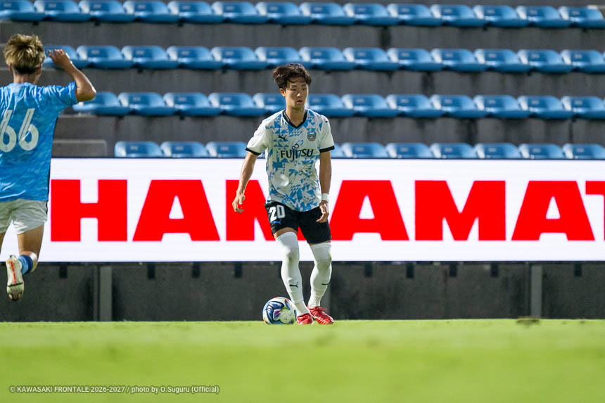 DF / 對馬 羽琉(川崎フロンターレU-18) DF / 對馬 羽琉(川崎フロンターレU-18)