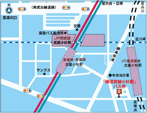 Jr武蔵小杉駅横須賀線口 直行臨時バス運行 のお知らせ Kawasaki Frontale