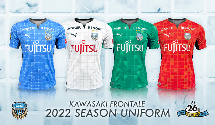 川崎フロンターレ「2022シーズンユニフォーム」デザイン決定のお知らせ  KAWASAKI FRONTALE