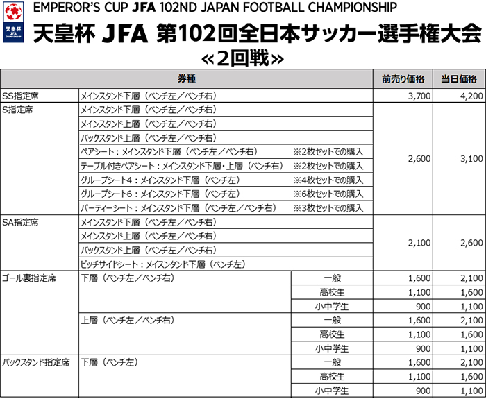 6 1 天皇杯2回戦 チケット販売 のお知らせ Kawasaki Frontale