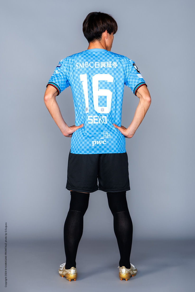 川崎フロンターレ 2024 1stユニフォーム 瀬古樹 16 - メルカリ